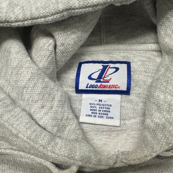 Vintage Y2K Logo Athletic Ohio State Buckeyes OSU Gray Mens‎ M Pullover Hoodie - Picture 4 of 9